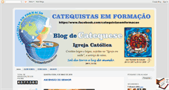 Desktop Screenshot of catequistasemformacao.com