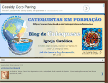Tablet Screenshot of catequistasemformacao.com